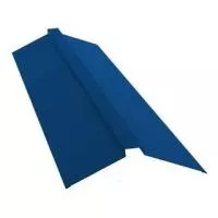 Планка конька плоского (150*150), Россия 0.45мм RAL 5005 2м