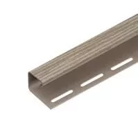 СИБИРСКИЙ КЕДР J-профиль к сайдингу колл. ЛЮКС (3,05 м) 20шт/уп TECOS