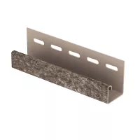 КОРИЧНЕВЫЙ J-профиль к сайдингу колл. СТОУН-ХАУС серия КВАРЦИТ (3,05 м) 20шт/уп