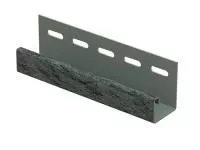 ИЗУМРУДНЫЙ J-профиль к сайдингу колл. СТОУН-ХАУС серия КАМЕНЬ (3,05 м) 20шт/уп