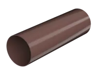 ТН ПВХ 125/82 мм, водосточная труба пластиковая (1,5 м), коричневый, шт.