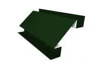 Угол внутренний сложный 75мм 0,45 PE с пленкой RAL 6002 лиственно-зеленый