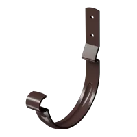 Карнизный крюк короткий (гнутый) STAL PREMIUM, шоколад