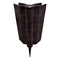 Угловой элемент ДПК 225 мм венге