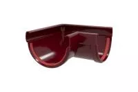 Угол желоба 90 град.Классика 120 ПВХ Grand Line бордо (RAL 3005)