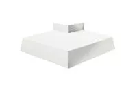 Угол отлива внешний 250 0,45 Drap с пленкой RAL 9003 сигнальный белый