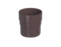 ТН ОПТИМА 120/80 мм, муфта трубы, темно-коричневый, шт.