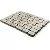 Тротуарная плитка Braer Ривьера Color Mix Туман мультиформат