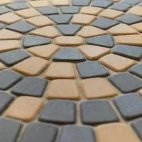 Тротуарная плитка Классика круговая Серая