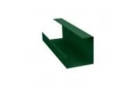 Планка угла внутреннего составная нижняя 0,45 PE с пленкой RAL 6005 зеленый мох