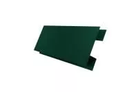 Планка H-образная БХ new 0,45 PE с пленкой RAL 6005 зеленый мох