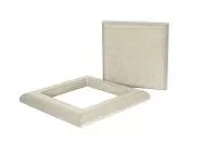 Крышка и юбка для столба из ДПК POLIVAN 43х140х140/18х183х183 мм (Бежевый)