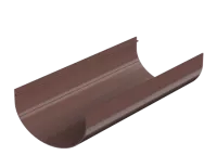 ТН ОПТИМА 120/80 мм, водосточный желоб (2 м), коричневый, шт.