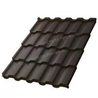 Металлочерепица МЕТАЛЛ ПРОФИЛЬ Монтекристо-XL (VikingMP E-20-8017-0.5)