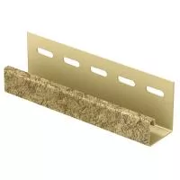 ДИКИЙ J-профиль к сайдингу колл. СТОУН-ХАУС S-Lock серия ТАГАНАЙ (3,05 м) 20шт/уп