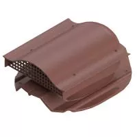 Аэратор кровельный TP-88/N | Кровельный вентиль для кровли из профнастила НС-35 красный