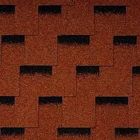 Однослойная гибкая черепица Икопал Плано Кларо красная