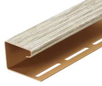 j-профиль 16 мм, орех