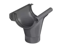 ТН МАКСИ 152/100 мм, воронка желоба, графитово-серый, шт.