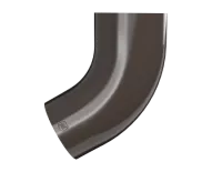 ТН МВС 125/90 мм колено трубы 60°, коричневый