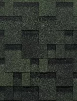 Гибкая черепица EURASIA, ЛАБИРИНТ, Зелёный