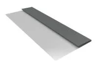 Планка стартовая БХ new 0,45 PE с пленкой RAL 7005 мышино-серый