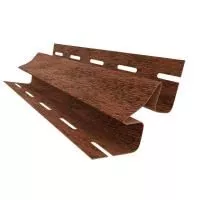 КРАСНЫЙ Внутренний угол к сайдингу колл. СТОУН-ХАУС серия КИРПИЧ (3,05 м) 5шт/уп