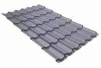 Металлочерепица квинта плюс 0,5 PE RAL 7004 сигнальный серый