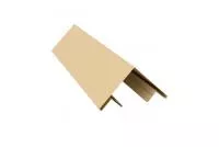 Планка угла внешнего составная верхняя 0,45 PE с пленкой RAL 1014 слоновая кость