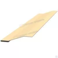 Планка начальная Woodstock 12х15х3000 RAL 9003 0.45мм