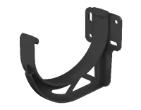 ТН ОПТИМА 120/80 мм, кронштейн желоба пластиковый, черный, шт.