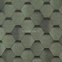 Гибкая черепица Шинглас (Shinglas) Комфорт Сальса (Авокадо) /1 кв.м/