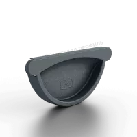 Заглушка желоба D125 Foramina Freeze (FRZ_D-01-Grey\Grey-0.6)