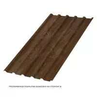 Профлист МЕТАЛЛ ПРОФИЛЬ МП-35x1035-A (ECOSTEEL_MA-01-МореныйДуб-0,5)