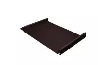 Кликфальц 0,45 Drap с пленкой на замках RAL 8017 шоколад