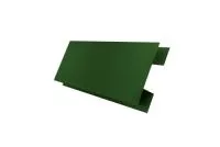 Планка H-образная БХ new 0,45 PE с пленкой RAL 6002 лиственно-зеленый