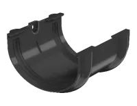 ТН ОПТИМА 120/80 мм, соединитель желоба, черный, шт.