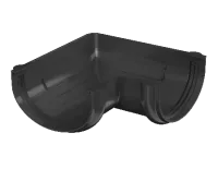 ТН ОПТИМА 120/80 мм, угол желоба 90°, черный, шт.