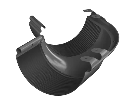 ТН МВС 125/90 мм внешний угол желоба 135°, коричневый