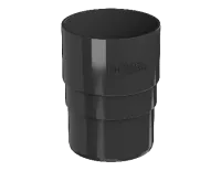 ТН ПВХ 125/82 мм, муфта трубы, черный, шт.