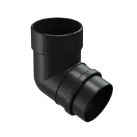 Колено водосточное 72˚ LUX, карбон