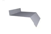 Отлив простой 150 0,5 GreenCoat Pural BT, matt RR 21 светло-серый (RAL 7040 серое окно)