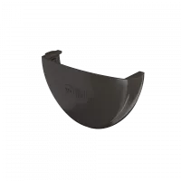 ТН ПВХ 125/82 мм, заглушка желоба, темно-коричневый, шт.