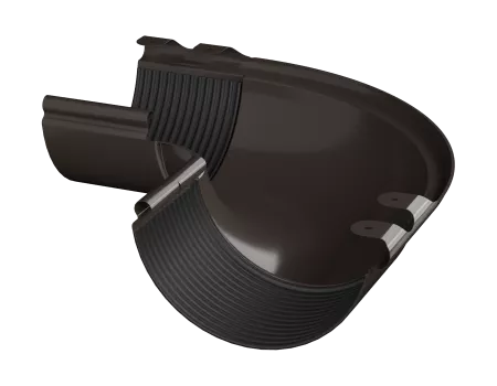 ТН МВС 125/90 мм внешний угол желоба 90°, коричневый