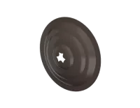 ТН МВС 125/90 мм декоративная накладка для хомута, коричневый