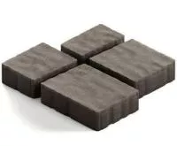 Тротуарная плитка Steingot Гранито из серого цемента с полным прокрасом темно-серая мультиформат