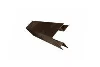 Планка угла внешнего сложного Экобрус 0,5 Satin с пленкой RR 32 темно-коричневый