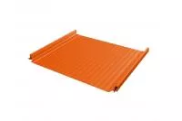 Кликфальц Pro Gofr 0,45 PE с пленкой на замках RAL 2004 оранжевый