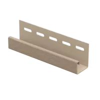 СВЕТЛЫЙ J-профиль к сайдингу колл. ТИМБЕР-БЛОК серия КЕДР (3,05 м) 20шт/уп