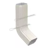 Труба водосточная с коленом 76х102х1000 (ОЦ-01-БЦ-0.5)